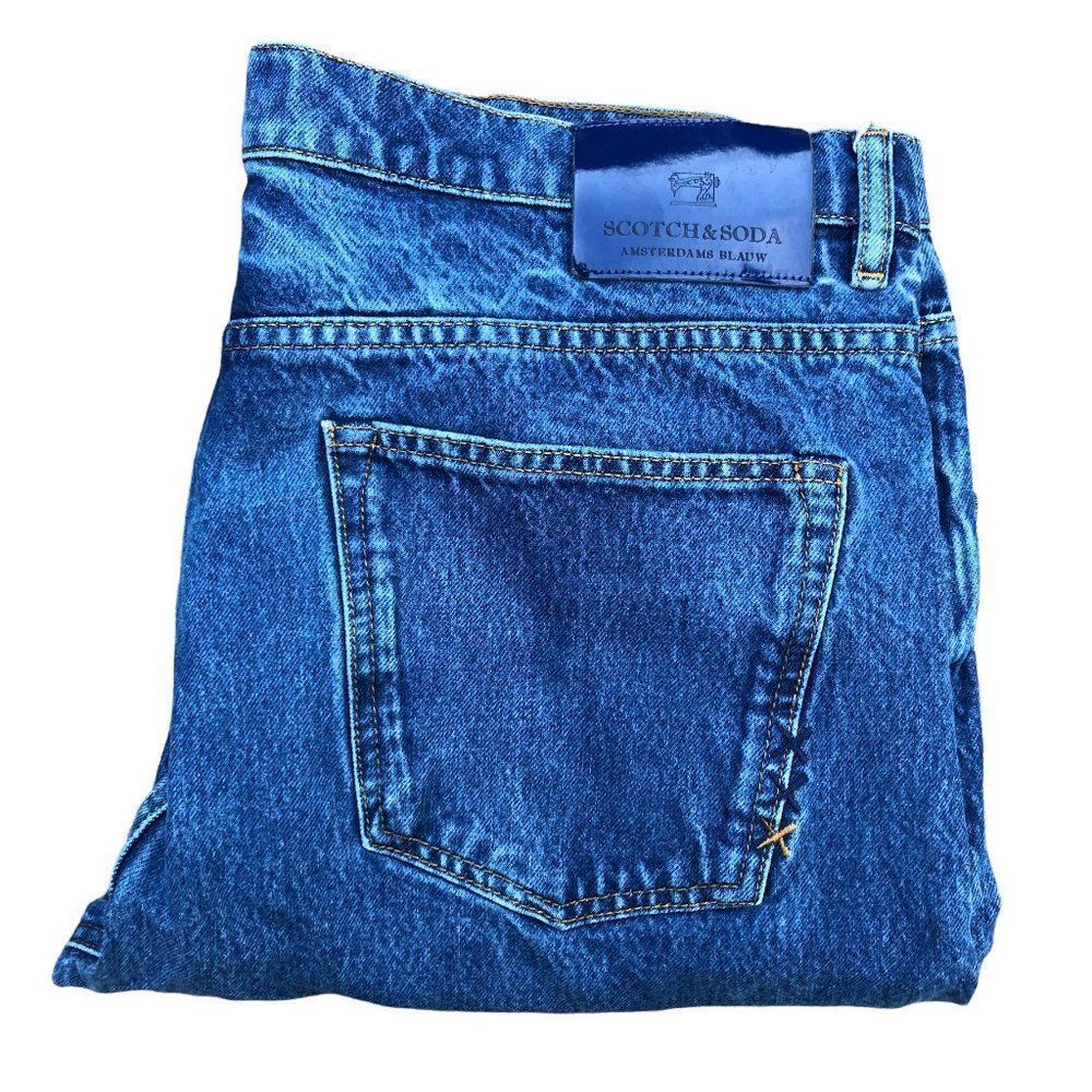 RARE Scotch & Soda Jeans Size 36 X 31 Blue
